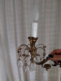 Coppia di applique da comodino