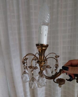 Coppia di applique da comodino