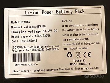 Sostituzione della batteria per monopatino IX5S