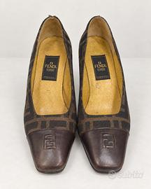 Fendi vintage Zucca décolleté taglia 35,5