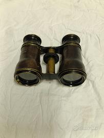 Binocolo da Teatro Antico in Ottone Pelle Fine 800