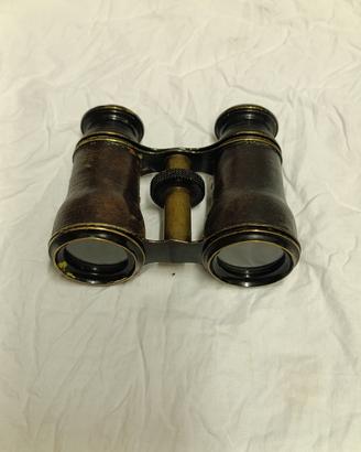 Binocolo da Teatro Antico in Ottone Pelle Fine 800