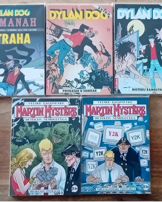 Lotto 5 fumetti Bonelli (originali Croazia)