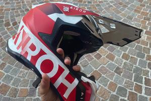 casco cross/enduro airoh twist 2.0 rosso taglia m