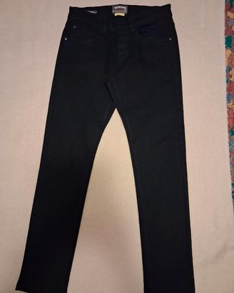 jeans neri uomo Cotton & silk