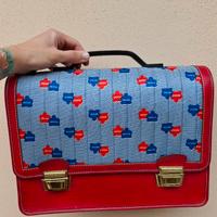 Cartella valigetta scuola vintage anni 70 80