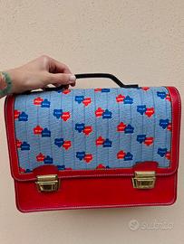 Cartella valigetta scuola vintage anni 70 80