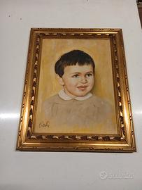 Ritratto di bambino Dipinto a mano olio su tela