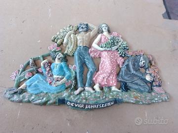 Artistica fusione in ghisa "  le 4 stagioni"