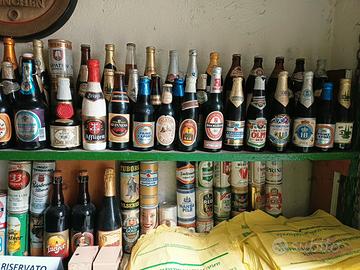 Lattine e bottiglie birra