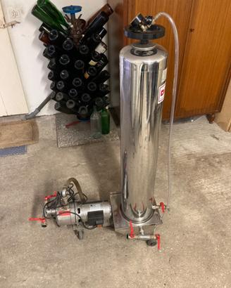 Filtro a sacco per vino