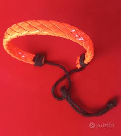 Braccialetto Arancione in similpelle