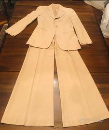 Splendido tailleur pantaloni Beige Nico.Nico