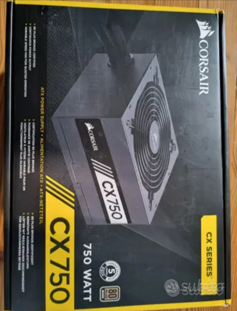 Alimentatore ATX 750W Corsair CX750 80 Plus Bronze