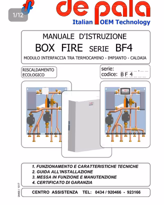 modulo per termocamino 