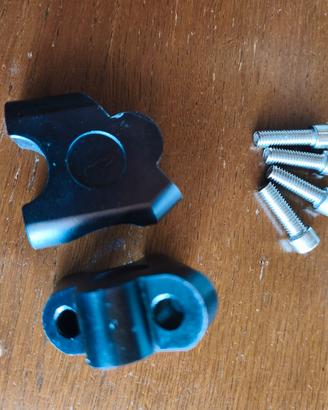 Riser per manubrio, 22mm CNC In lega di alluminio 