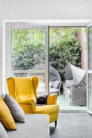 Poltrona ikea gialla