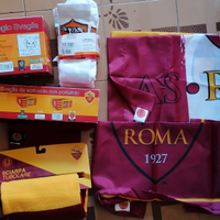 AS ROMA calcio bandiera orologio sciarpa calzini