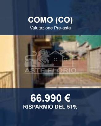 Immobile in asta di 103 m² con box auto a Como