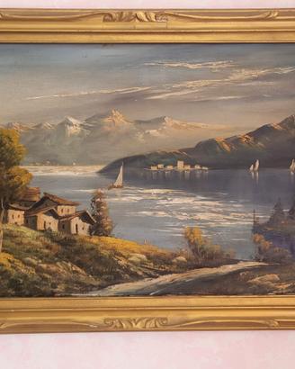 quadro paesaggio lago