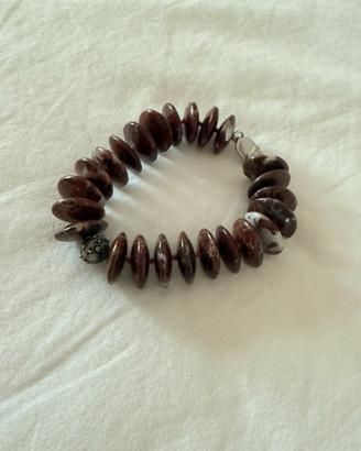 Bracciale pietra e argento