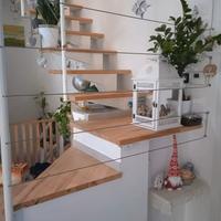 SCALA INTERNA MODERNA IN FERRO E MASSELLO