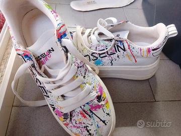 scarpe gioselin fly paint multicolor