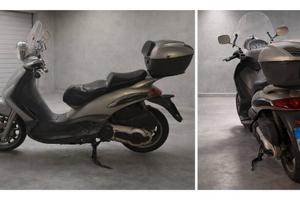 PIAGGIO BEVERLY con parabrezza alto + Bauletto