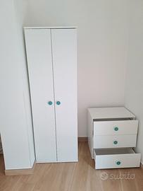 Armadio e comodino