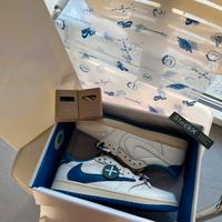 Nike air jordan 1 low travis scott fragment sail
