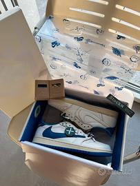 Nike air jordan 1 low travis scott fragment sail
