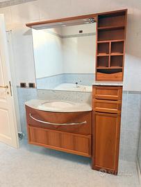 Mobile bagno legno e granito