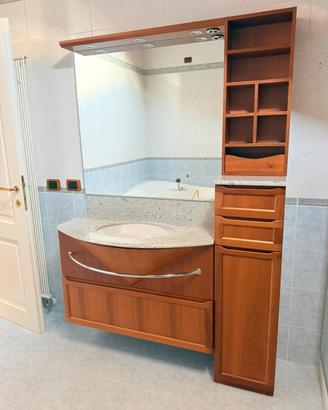 Mobile bagno legno e granito