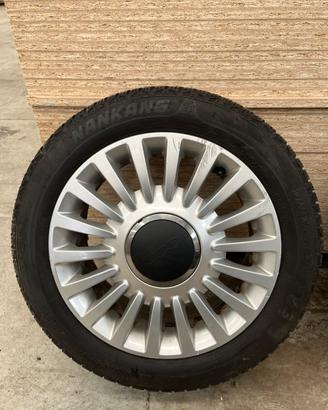 Ruote invernali complete fiat 500