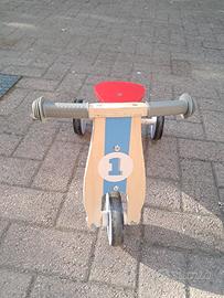 triciclo per bimbo in legno