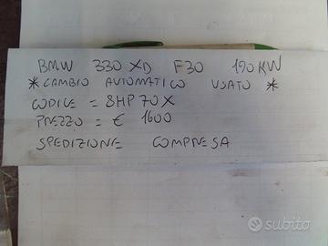Cambio automatico usato bmw 330xd f30 190kw