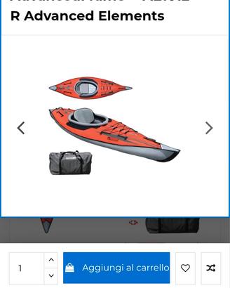Canoa gonfiabile 
