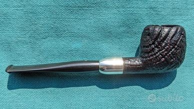 pipa ovalina savinelli punto oro sterling silver