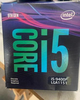 CPU PROCESSORE INTEL  I5 9TH GEN LGA 1151