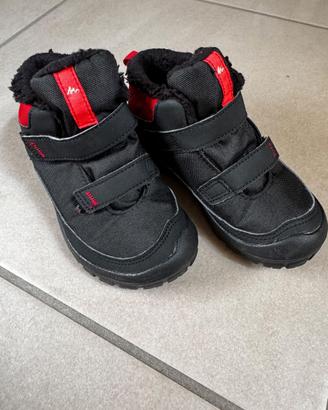 Scarpe Quechua SH100 scarponi doposci bambino 28