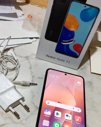 Redmi note 11  4+2 giga RAM  128 GB garanzia 2 mes