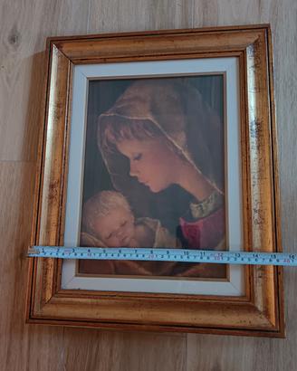 Stampa vintage "Madonna con Bambino"