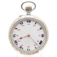 Antico orologio tasca primi 900 con CASSA LAVORATA