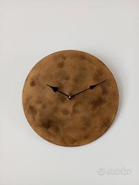 orologio da parete art oro e nero,luna