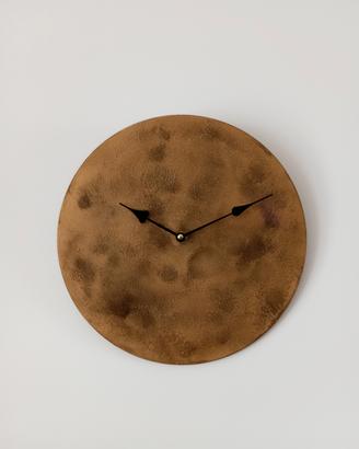 orologio da parete art oro e nero,luna