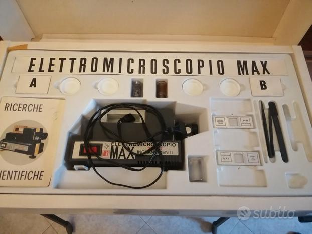 Elettromicroscopio Max Milano Lanciano Vintage usato  Venezia