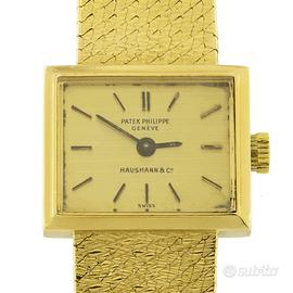 Patek Philippe Lady Hausmann dial 18kt rectangular