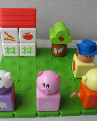 Gioco Chicco con cubi magnetici e figure