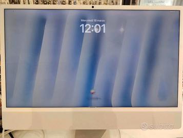 I mac 24"  con Chp M4,  Ram 32Gb, SSD 1Tb