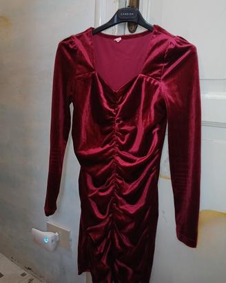 Vestito bordeaux 